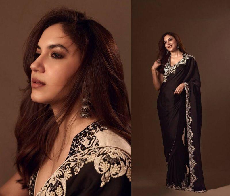 Ritu Varma Stuns in Elegant Black Saree