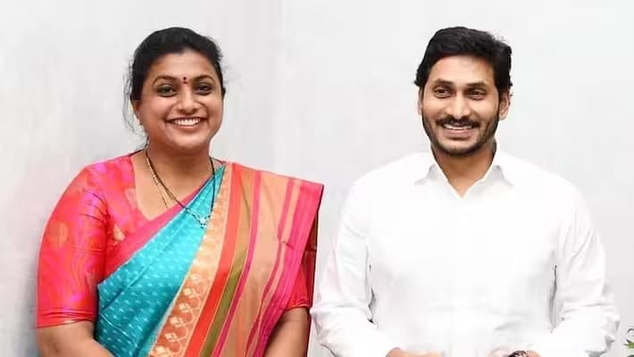 Roja rain dance.. jagan potato performance
