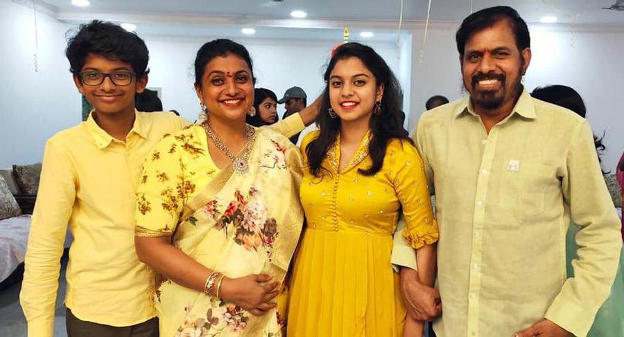 Roja Reaction on Her Daughter Anshu Cine Entry 