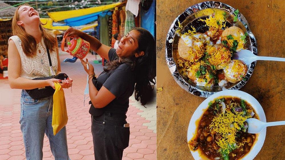 RRR actress Olivia Morris has a day out in Hyderabad Shilparamam