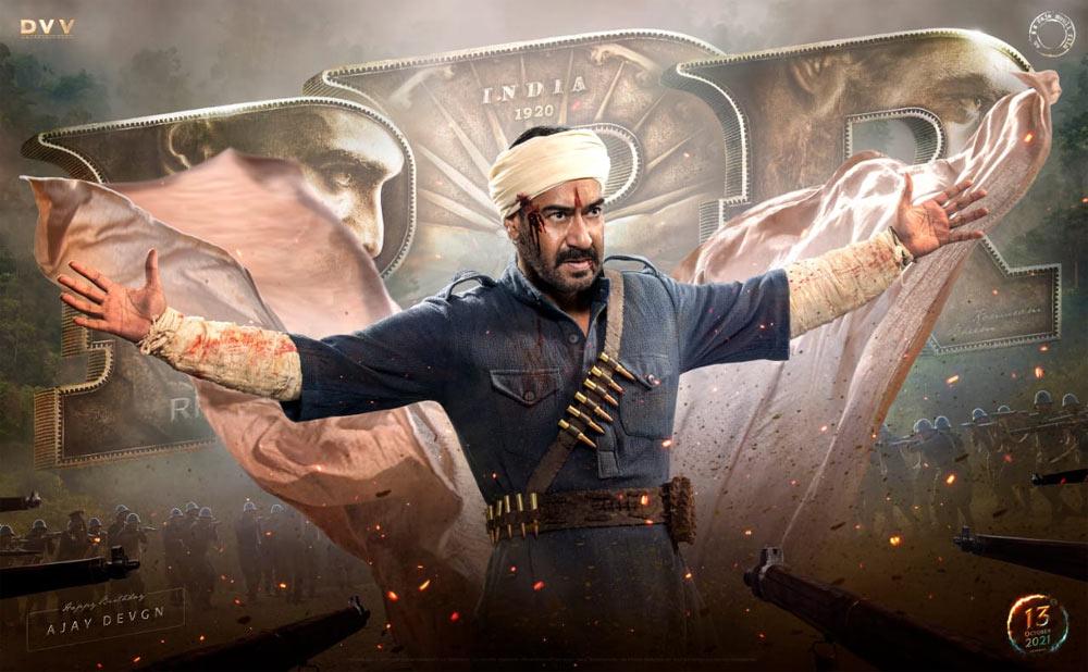 RRR: Ajay Devgn Powerful Look released