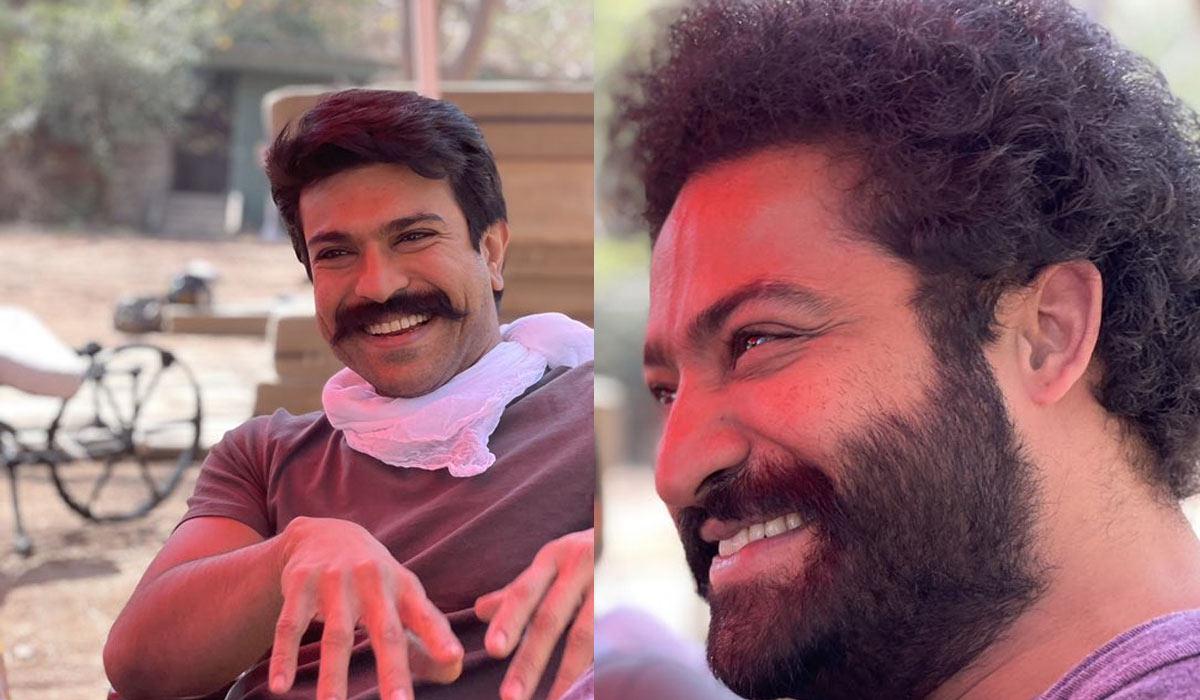 RRR Movie Shooting shots Leaked