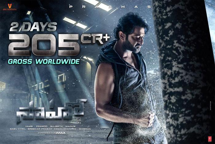 Saaho Sensation: 205 Crores in 2 Days