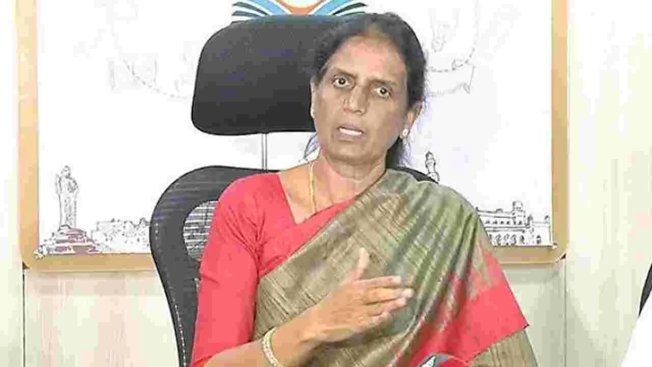 Sabitha Indra Reddy fires at Revanth Sarkar