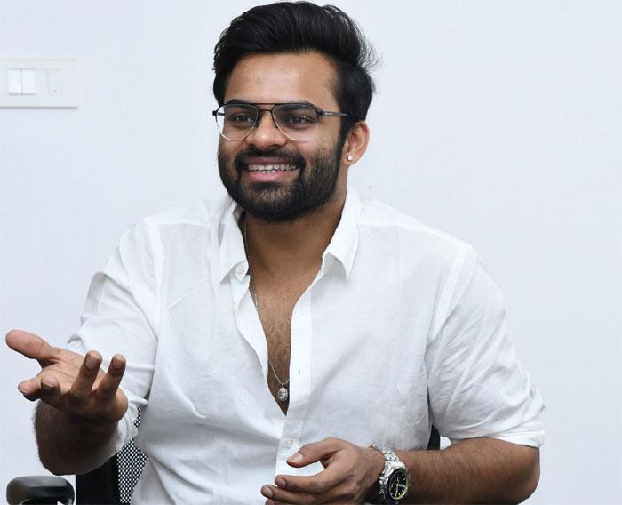 Sai Dharam Tej Clarity about Friendship with his 1st Heroine