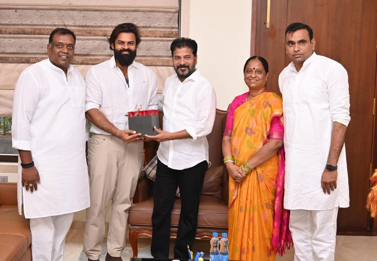 Sai Durga Tej Meets CM Revanth Reddy