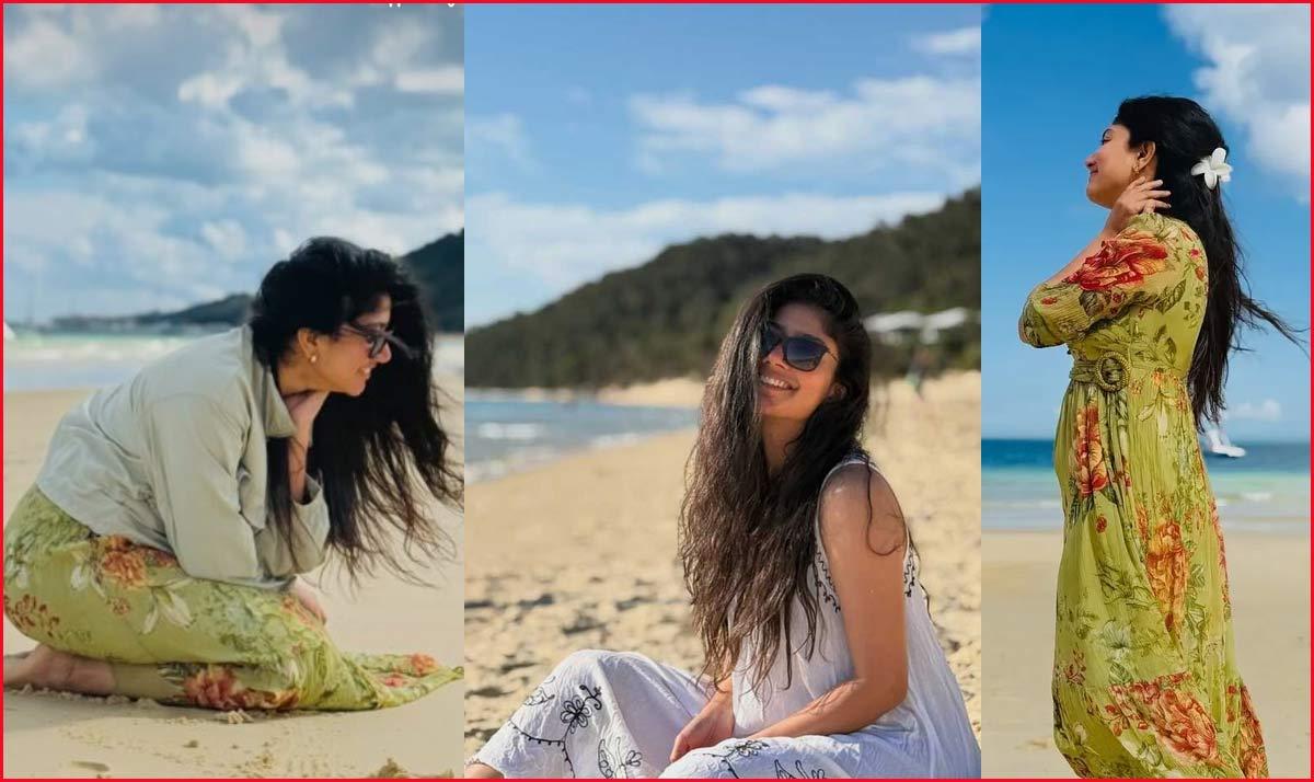 Sai Pallavi beach vacation photos 