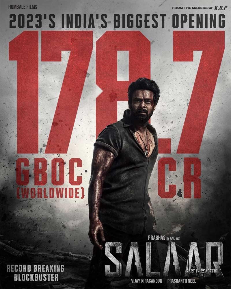 Salaar box office collection day 1