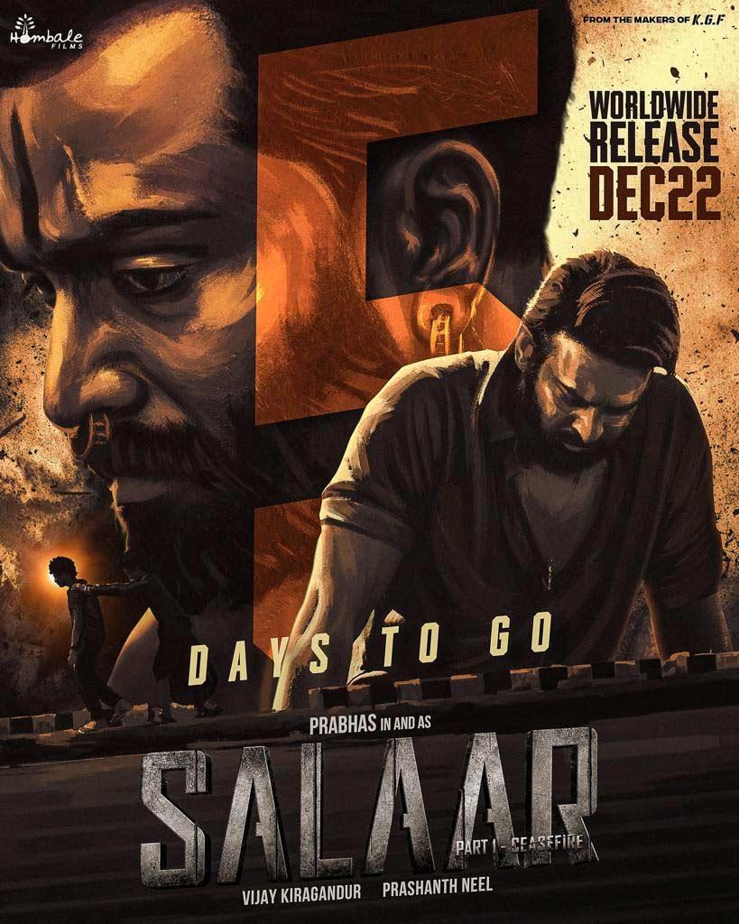 Salaar release trailer posted