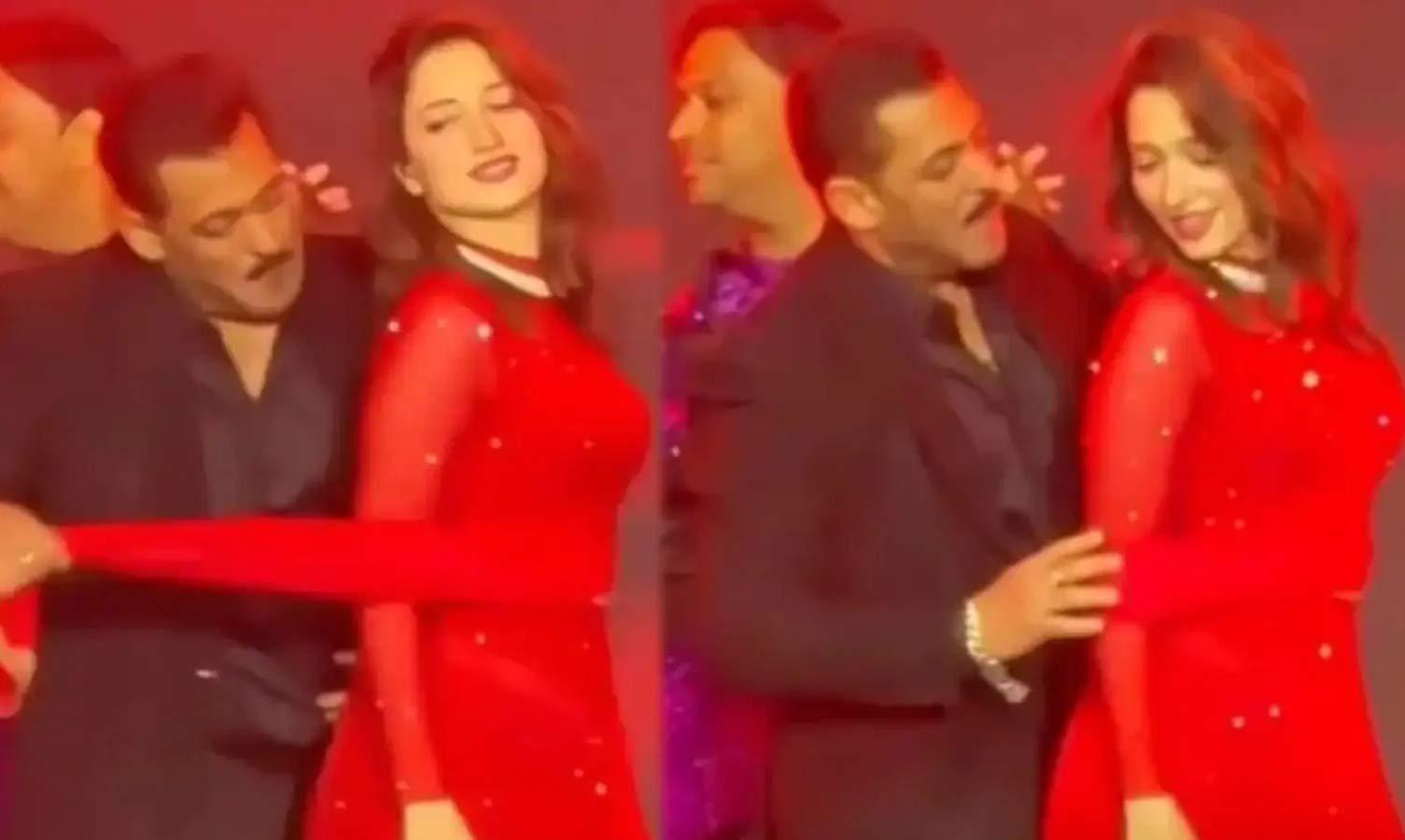 Salman Khan And Tamannaah Dance On Stage