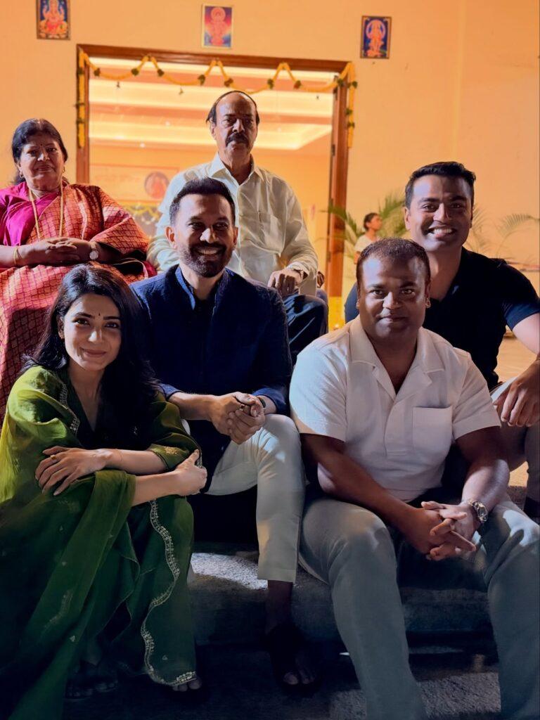 Samantha celebrates Diwali with Raj Nidimoru family
