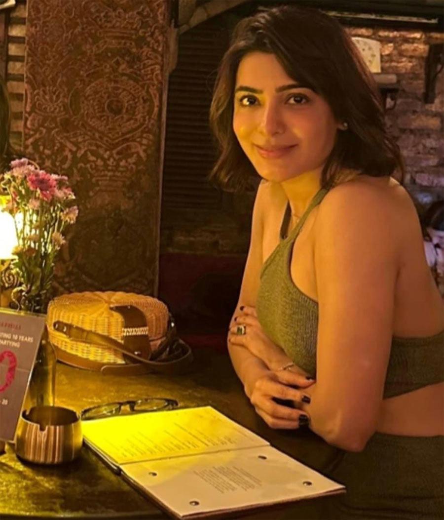 Samantha Goes For Morning Walk In Bali