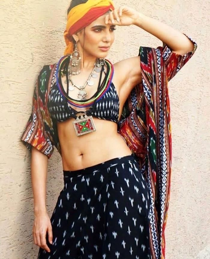 Samantha's in Handloom Dresses!