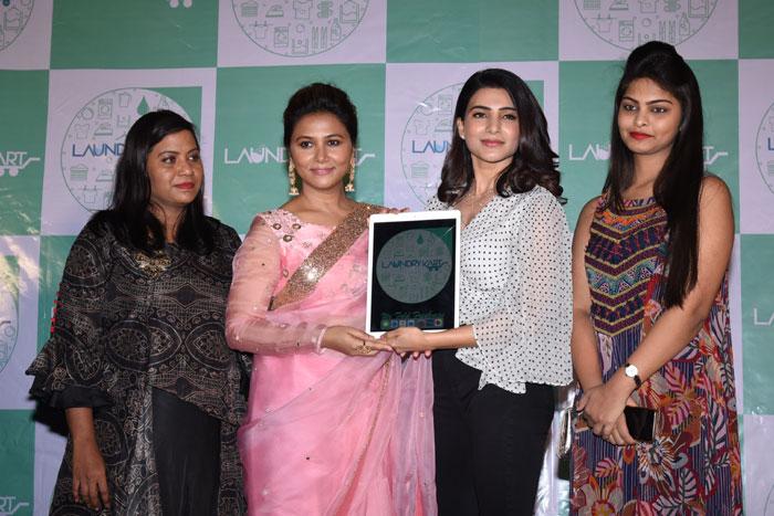 Samantha Launches Laundry kart App