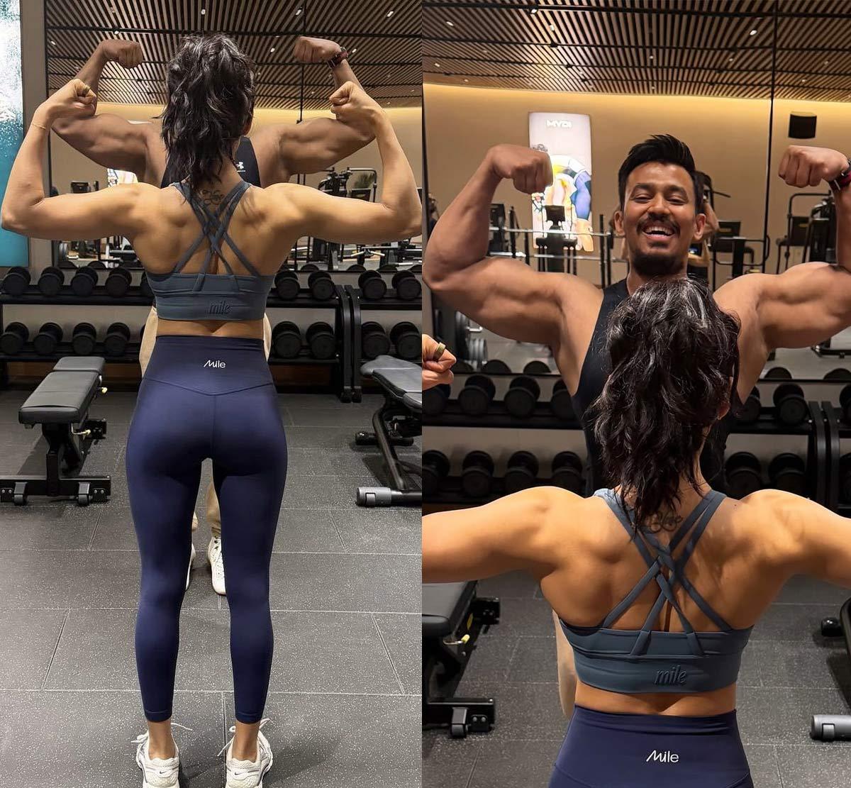 Samantha Powerful Gym Flex Goes Viral