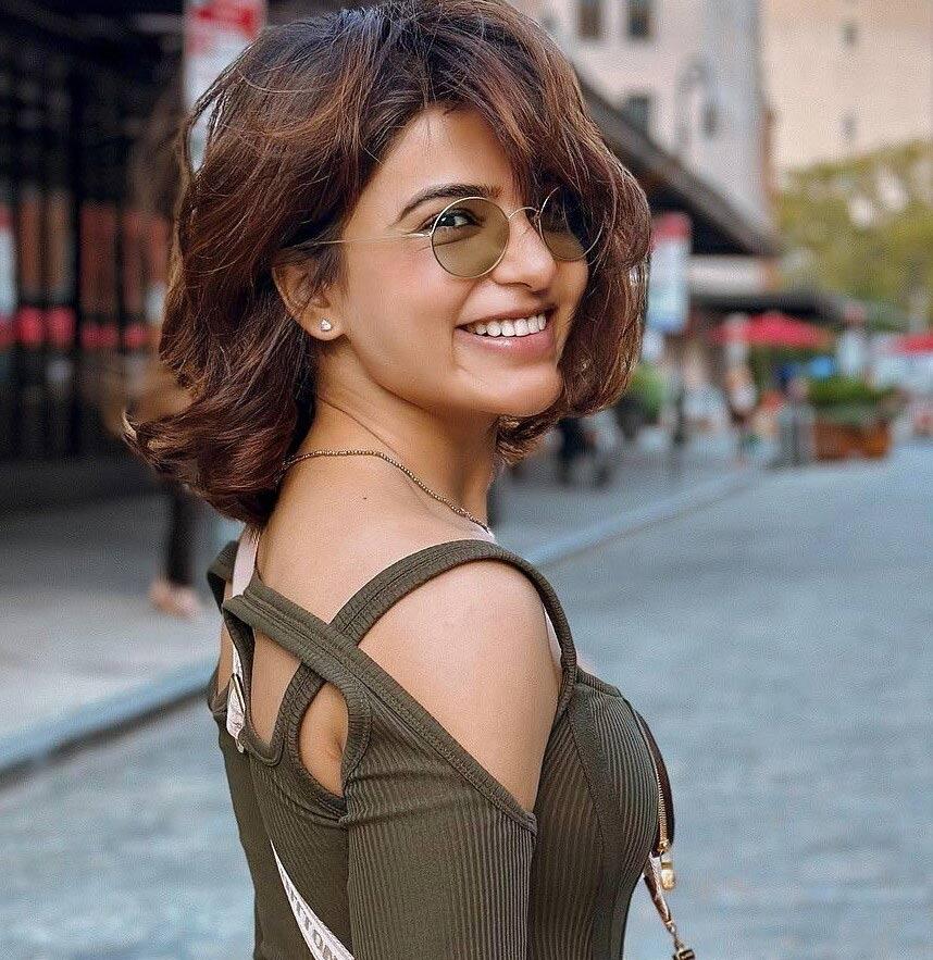 Samantha returned from Hyderabad