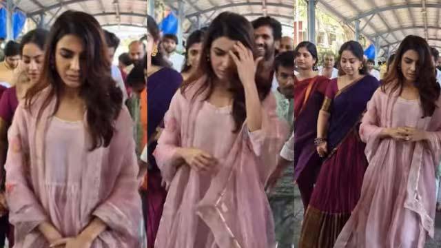 Samantha visited Tirupati Balaji Temple