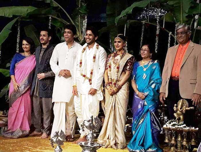 Samantha with Her Parents in Marriage