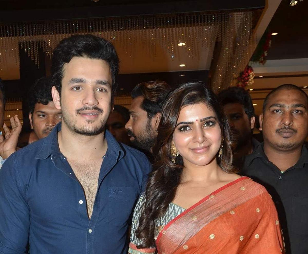 Samantha working hard for Akhil