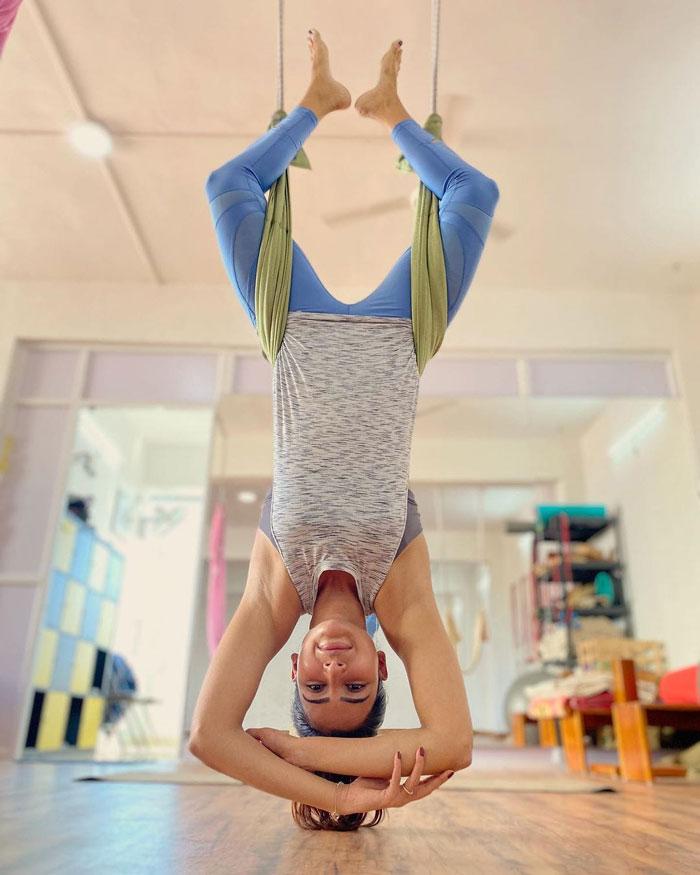 Samantha Yoga pic goes viral in social media