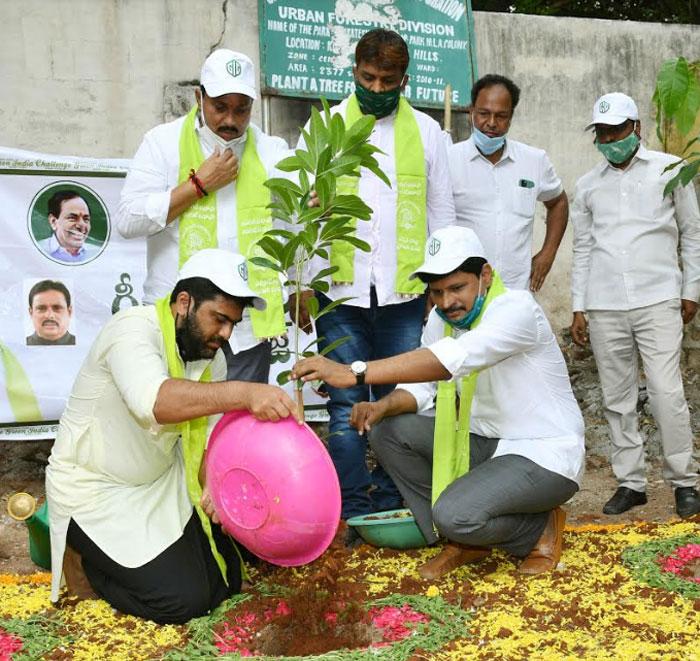 Sharwanand participated in Green India Challenge