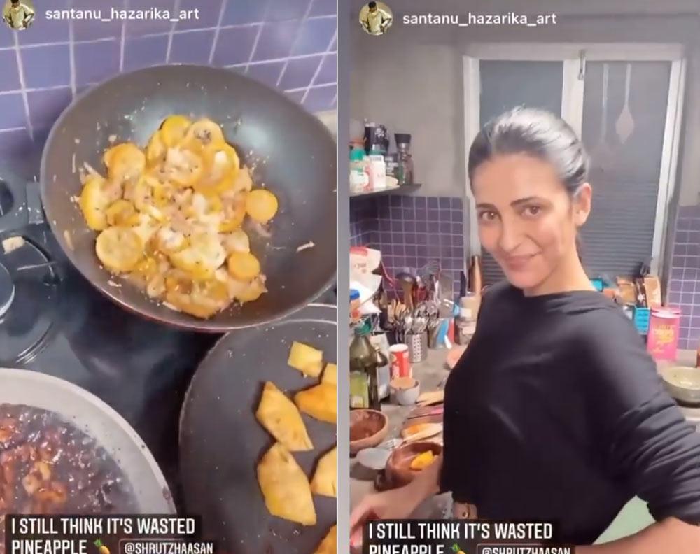 Shruthi Haasan Special DIsh Video Viral