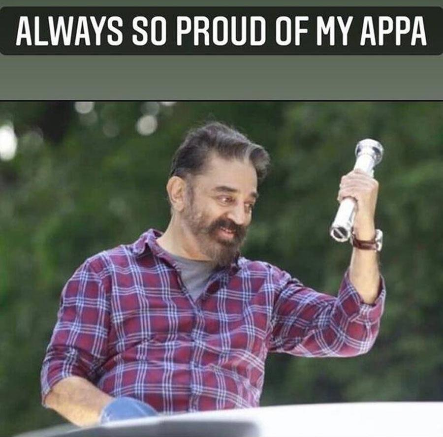 Shruti Haasan says so proud of my appa