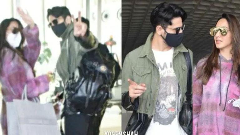 Sidharth Malhotra and Kiara Advani leave for a vacation