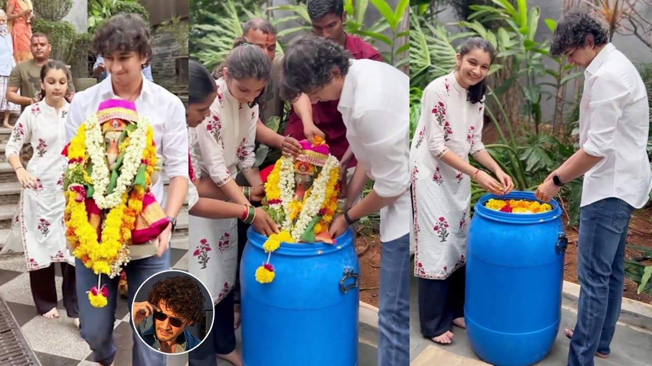 Sitara-Gautam in Vinayaka immersion