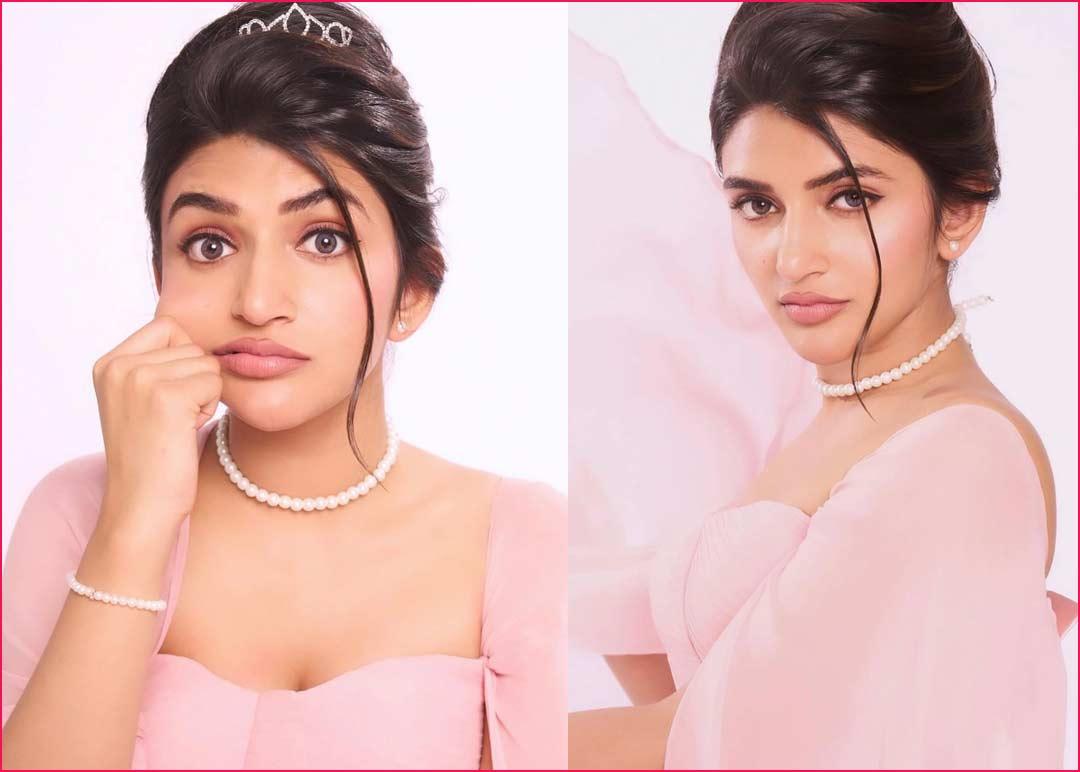 Sreeleela In Pink Dress