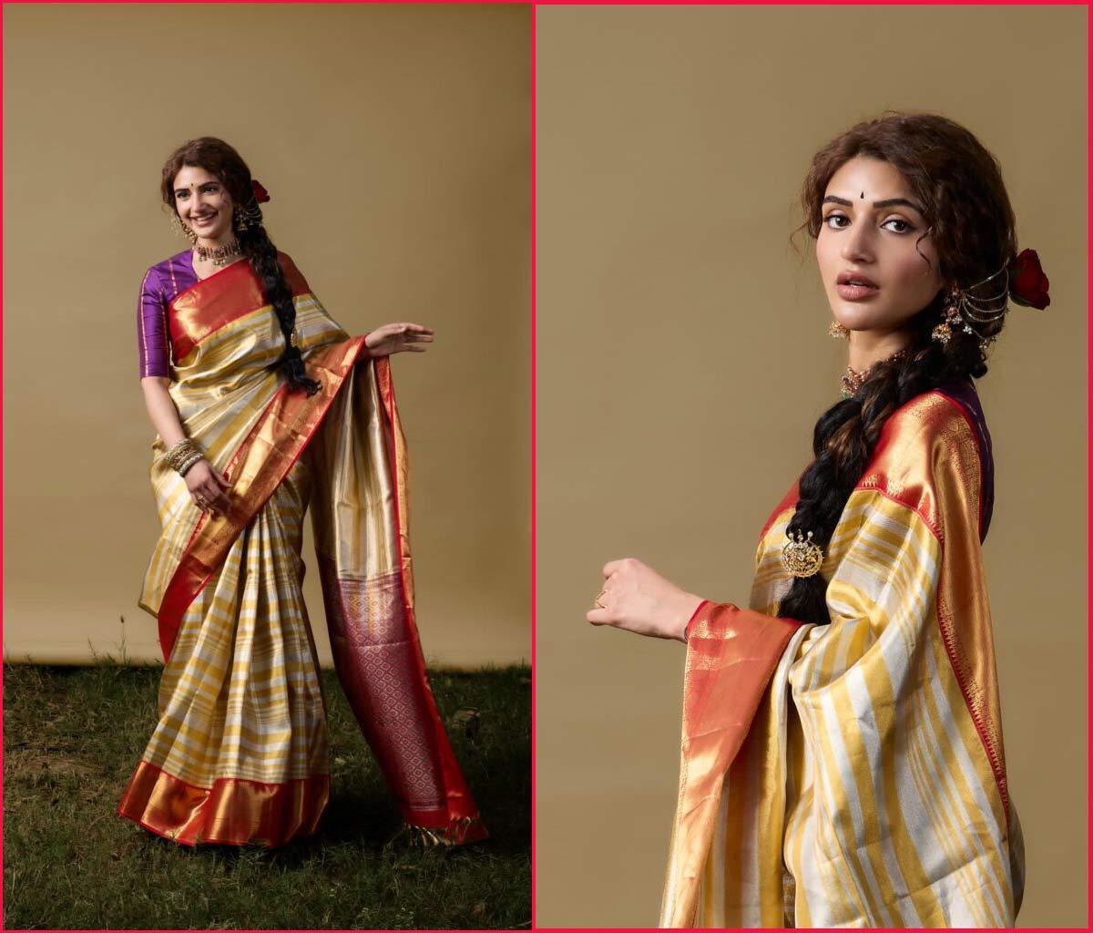 Sreeleela Traditional look