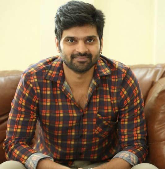 Sri Vishnu car was blocked by labour in a new movie shooting 