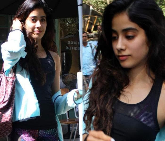 Sridevi's Daughter Jhanvi with out Makeup Look 