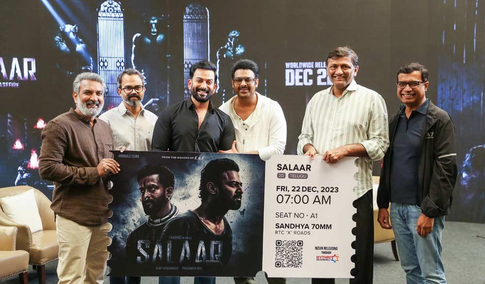 SS Rajamouli Purchased The First Ticket Of Prabhas Salaar 