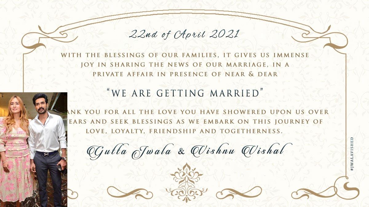Star Couple Announce Wedding Date