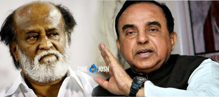 Subramanian Swamy Created A New Warning For Rajinikanth