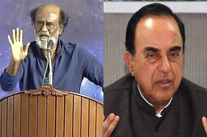 Subramanian Swamy Sensational Comments on Rajinikanth