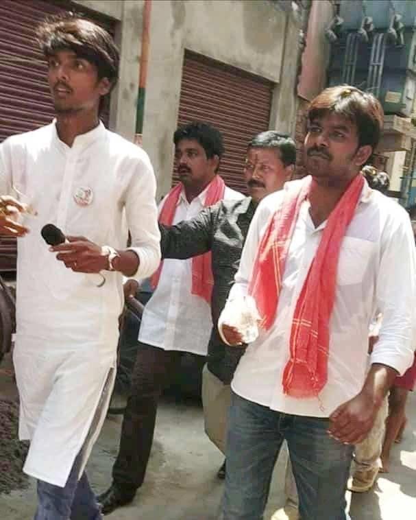 Sudheer & Getup Srinu Campaigning For Janasena