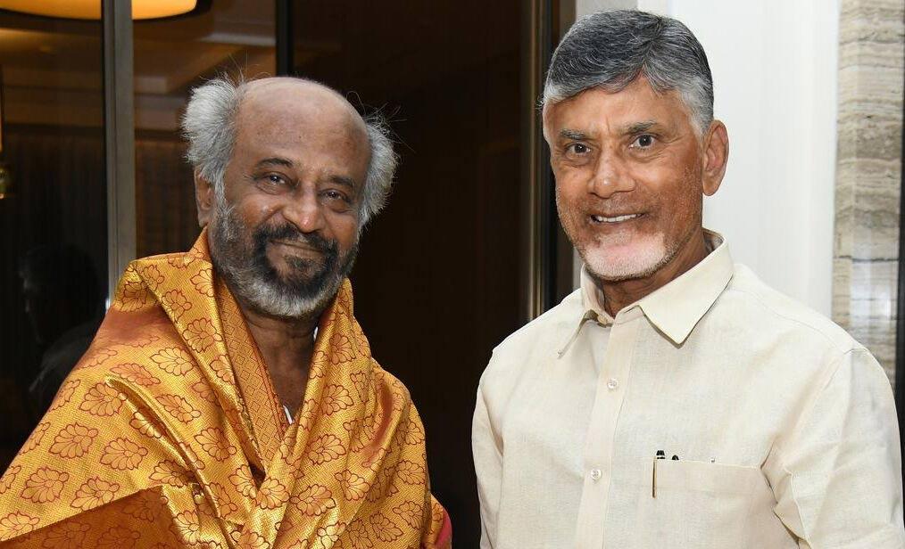 Superstar Rajinikanth meets Chandrababu Naidu?
