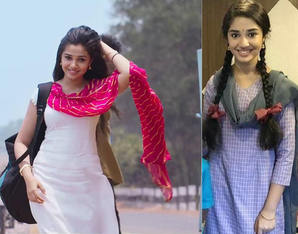 Surprise Bebamma in school uniform