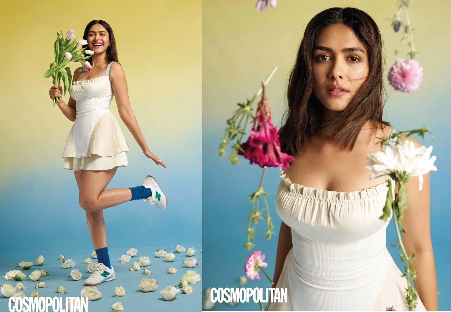Sweet and cute Mrunal Thakur