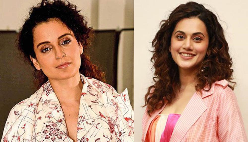 Taapsee Pannu and  Kangana Ranaut Prices each other