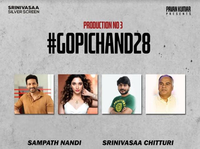 Tamanna in sampath nandi and gopichand film