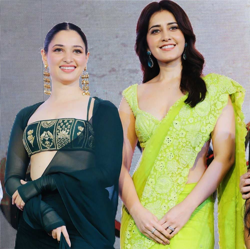 Tamannaah and Raashi Khanna in single frame 