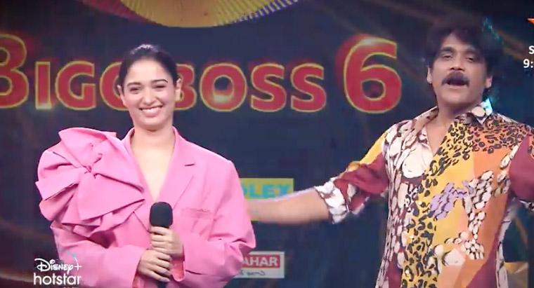 Tamannaah enter Bigg Boss 6 house