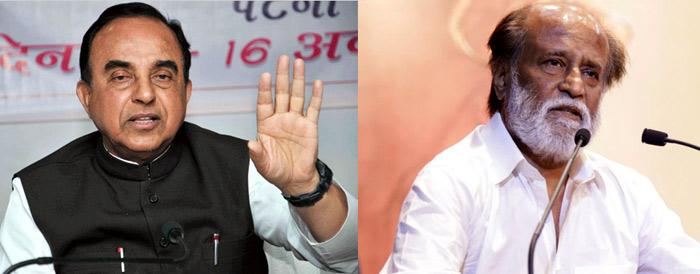 Tamilnadu BJP Leader Subramanian Swamy Bad Comments on Rajinikanth!