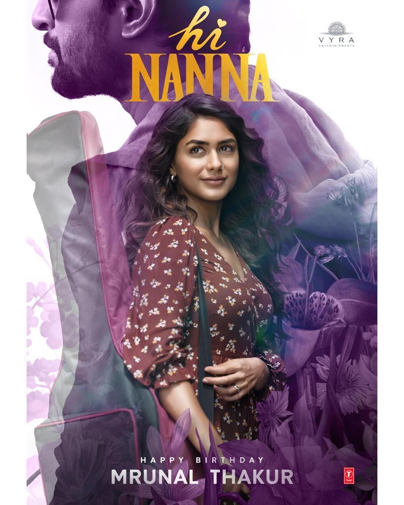 Team Hi Nanna Wishes Mrunal Thakur On Her Birthday