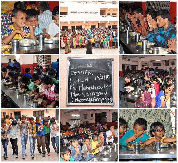 Team Mahesh Babu has provided food for 600 students