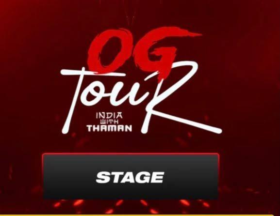 Thaman OG Tour Postponed