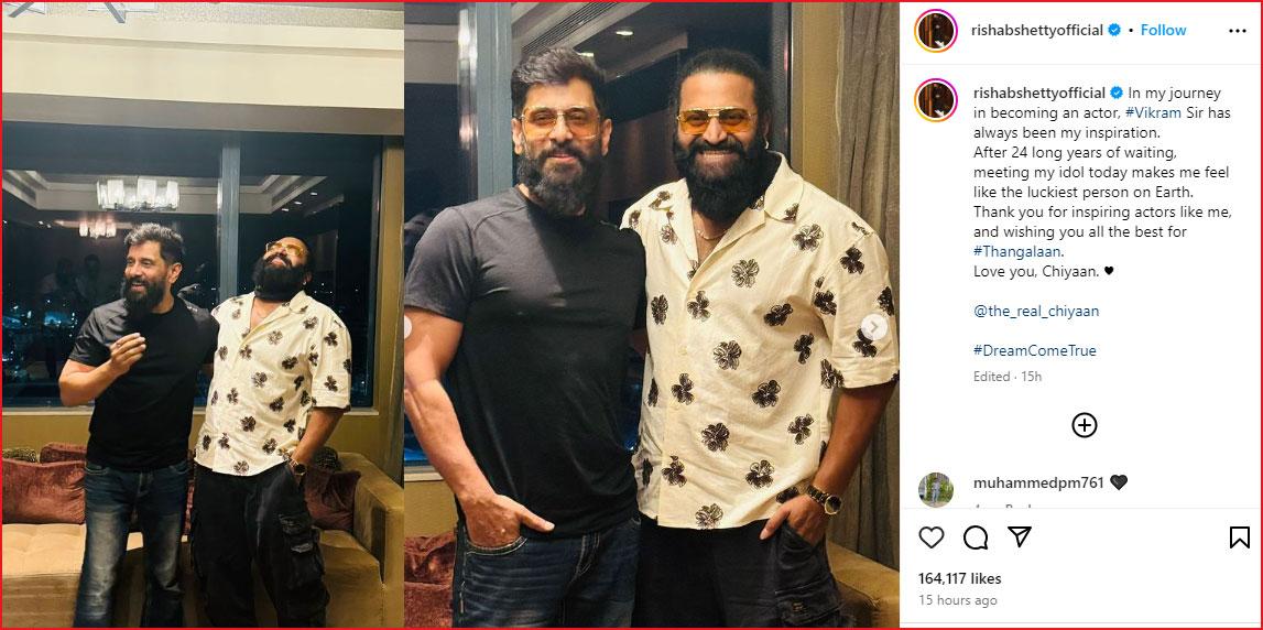 Thangalaan Vikram with Kantara Hero
